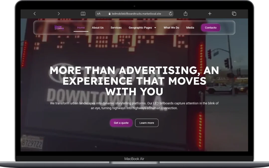 Showstoppers LED Billboard Trucks